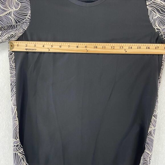 Diane von Furstenberg Silk Blouse Abstract Sleeves 2 - Picture 3 of 9